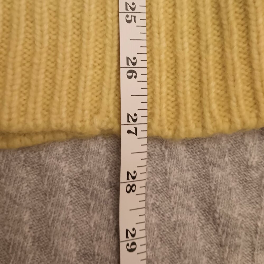 Loft Size XL Yellow and Gray Fair Isle Sweater (NWOT) - Picture 5 of 9